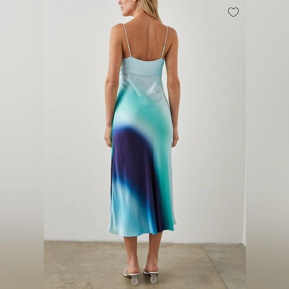 Rails Laramie Malibu Waves Blue and Green Two-Toned Dress Sz M NWT - Picture 2 of 10